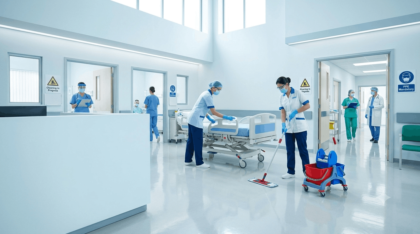 Estándares de Limpieza Hospitalaria: Lo que Debes Saber para Proteger Pacientes y Personal